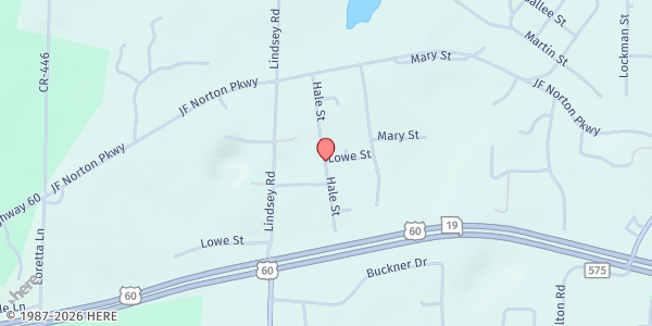 Map showing Winona Assembly of God at 922 Hale Street, Winona, MO