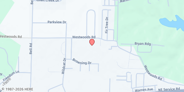 Map showing Wright City Community at 678 Westwoods Rd., Wright City, MO