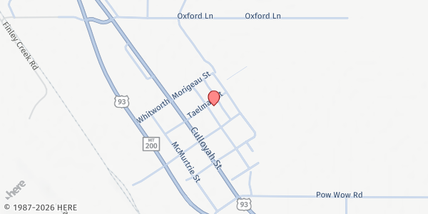 Map showing Arlee Elementary at 72220 Fyant Street, Arlee, MT