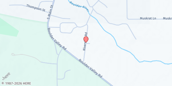 Map showing Elkhorn Treatment Center at #1 Riverside Rd, Boulder, MT