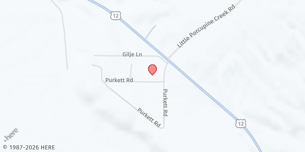 Map showing The Church of Jesus Christ of Latter-day Saints - Forsyth at 12 Purkett Rd, Forsyth, MT