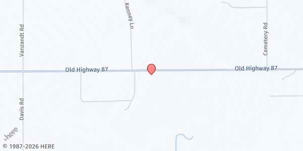 Map showing Set Free Church at 43674 Old US 87, Hardin, MT