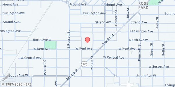 Map showing Youth Homes - Montana at , Missoula, MT