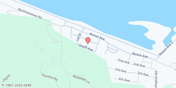 Map showing Noxon Senior Center at 207 2nd St., Noxon, MT