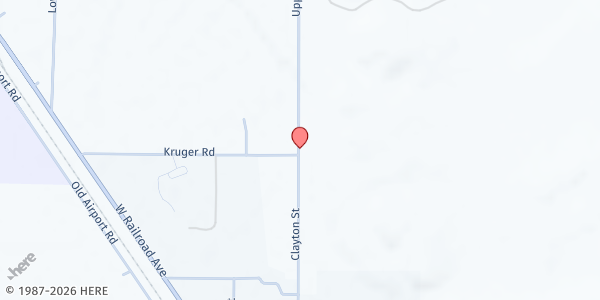 Map showing Plains A.O.G. - Shekinah Kitchen at 700 Clayton St., Plains, MT