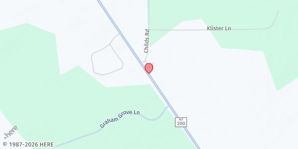 Map showing Pat's Wild Game at 3605 Montana Hwy 200, Trout Creek, MT