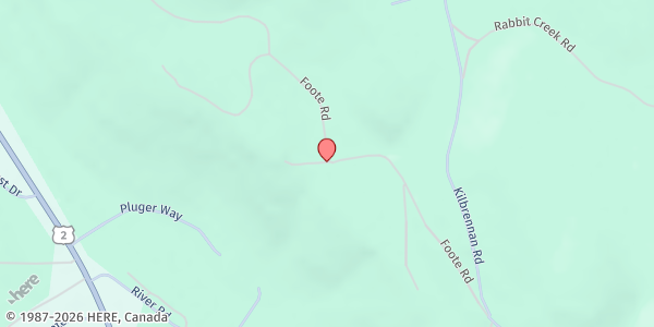 Map showing Troy Food Pantry - Food Distribution Center at 459 Foote Rd, Troy, MT