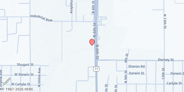 Map showing Blue Valley Community Action - Beatrice at 2015 N 6th St, Beatrice, NE