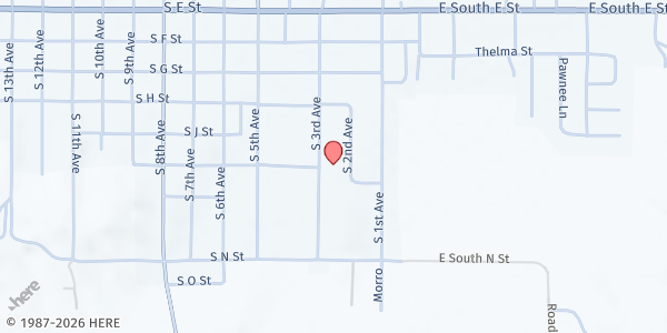 Map showing Broken Bow United Methodist Church at 1000 S 3rd Ave, Broken Bow, NE