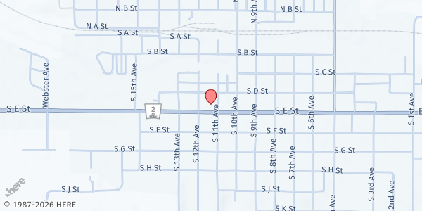 Map showing Church of God - Broken Bow at , Broken Bow, NE