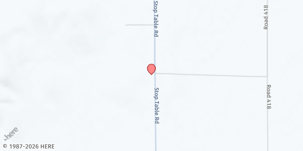 Map showing Morning Star United Methodist Church at 78299 Stop Table Rd, Callaway, NE
