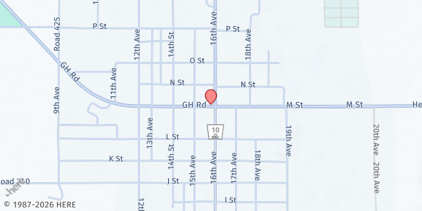 Map showing Franklin Country Good Beginnings at , Franklin, NE
