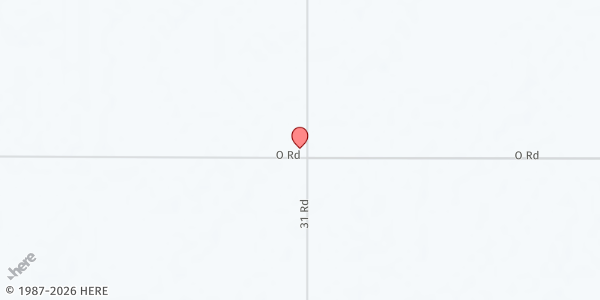 Map showing Zion American Lutheran Church at 1503 31st Rd, Franklin, NE