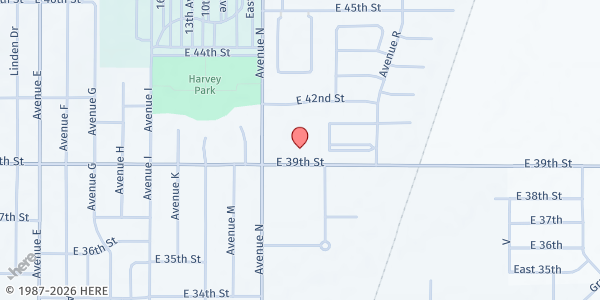 Map showing Crossroads Mission Ave - Kearney at 1404 E 39th St, Kearney, NE