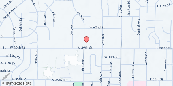 Map showing United Way of the Kearney Area at 4009 6th Ave # 19, Kearney, NE
