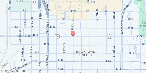 Map showing Food Bank of Lincoln - Main Location at , Lincoln, NE