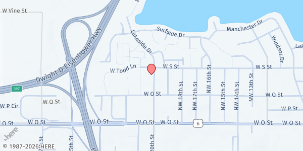 Map showing Little Free Pantry - Lincoln at 425 NW 20th St, Lincoln, NE