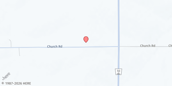 Map showing Immanuel Lutheran Church at 36712 Church Rd, Louisville, NE