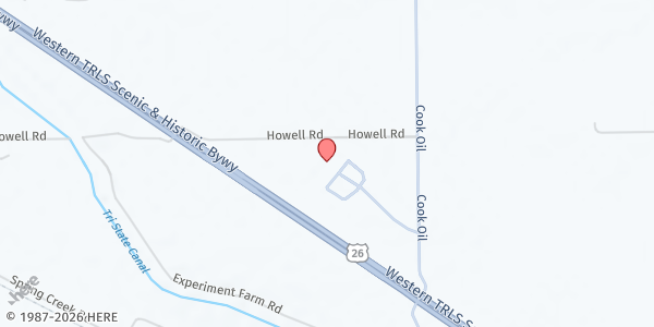 Map showing Mitchell Berean Church at 50680 Cook Oil Rd, Mitchell, NE