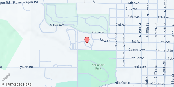 Map showing Food Bank of Lincoln at Bethel United Church of Christ at 2400 Central Ave, Nebraska City, NE