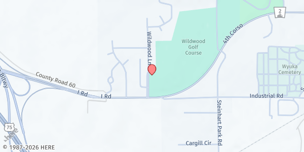 Map showing Southeast Nebraska Community Action (SENCA) at 111 North 11th Street, Nebraska City, NE