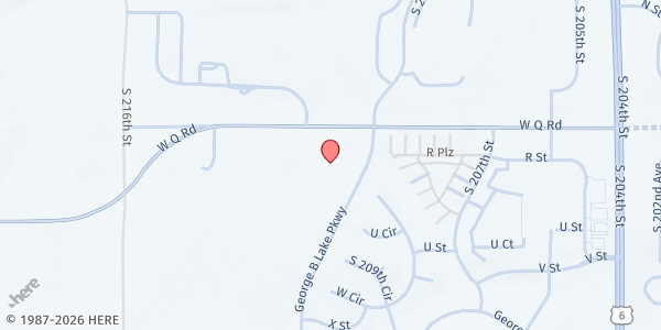 Map showing Horizon High School Pantry at 5300 George B. Lake Pkwy, Omaha, NE