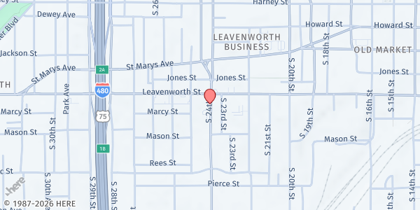 Map showing Together (Omaha Location) at 812 S 24th St, Omaha, NE