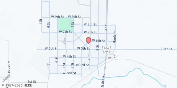 Map showing Palmyra Methodist Church at 835 C St, Palmyra, NE