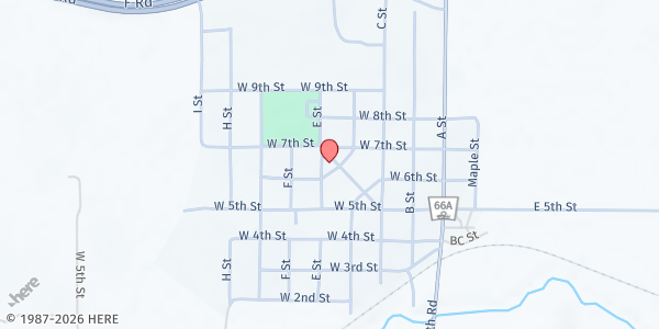 Map showing Presbyterian Church at 699-649 Illinois Pl, Palmyra, NE