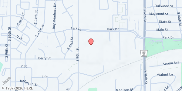Map showing Ralston High School - Front Parking Lot at 8969 Park Dr, Ralston, NE