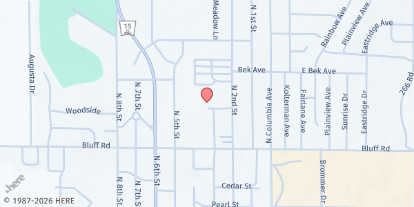 Map showing Seward Foster Friends at 421 Faith Ln, Seward, NE