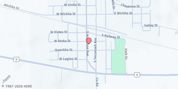 Map showing Redeemer Lutheran Church at 233 S Arapahoe Ave, Wauneta, NE