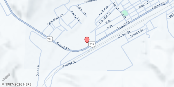 Map showing The Church of Jesus Christ of Latter-day Saints - Caliente at 1100 Front St, Caliente, NV