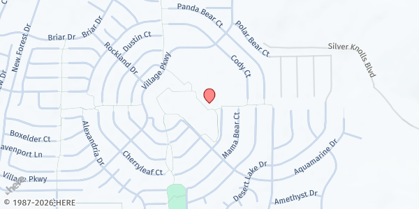 Map showing Cold Springs Middle School - Mobile Harvest at 18235 Cody Ct., Cold Springs, NV