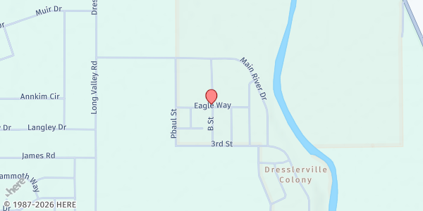Map showing Dresslerville - Community Gym at 1585 Watasheamu Rd, Dresslerville, NV