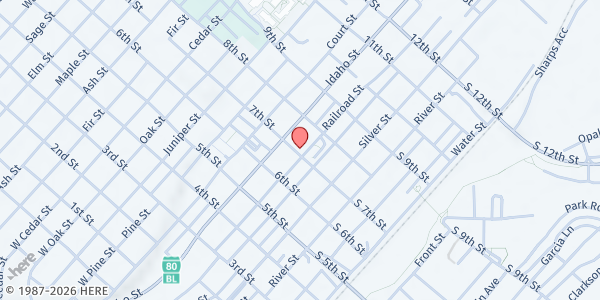 Map showing CIS Elko at 346 7th St, Elko, NV