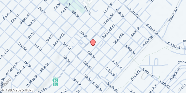 Map showing Family Resource Center at 331 7th St, Elko, NV