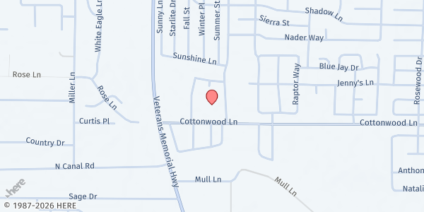 Map showing Fernley Pool at 300 Cottonwood Ln, Fernley, NV