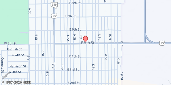 Map showing Hawthorne at 924 5th St, Hawthorne, NV
