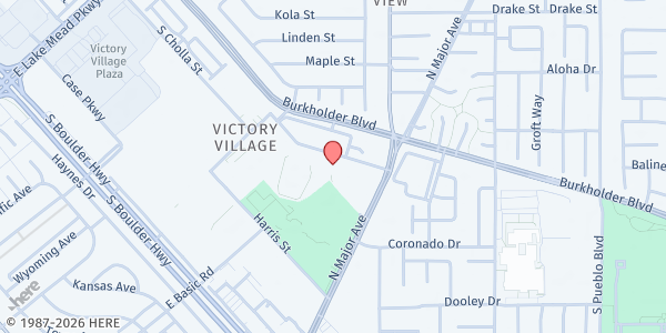 Map showing Acelero Learning Henderson Center at 180 N Westminster Way, Henderson, NV