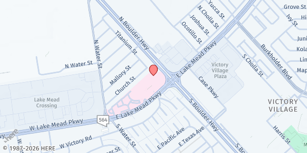 Map showing Helping Hands of Henderson at 98 E. Lake Mead Pkwy., Henderson, NV