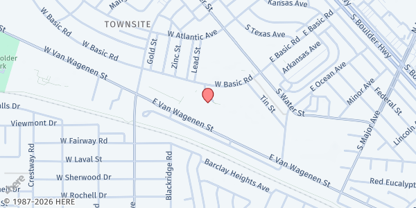 Map showing Our Saviors Lutheran Church - Food Distribution Center at 59 Lynn Ln, Henderson, NV