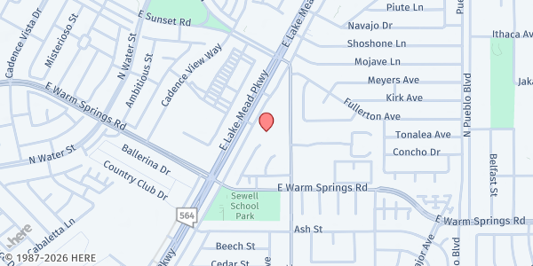 Map showing Salvation Army Henderson United Corps After School Program at 830 E. Lake Mead Pkwy., Henderson, NV