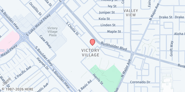 Map showing The Church of Jesus Christ of Latter-day Saints- Cholla at 303 S Cholla St., Henderson, NV