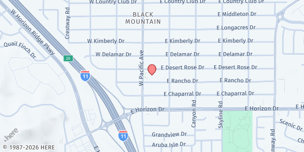 Map showing The Church of Jesus Christ of Latter-day Saints - Pacific Ave at 567 Pacific Ave., Henderson, NV