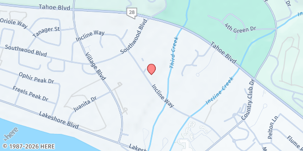Map showing Parasol Community Foundation - Food Distribution Center at 948 Incline Way, Incline Village, NV