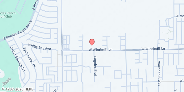Map showing Birds of the Air at 8425 W. Windmill Ln, Las Vegas, NV