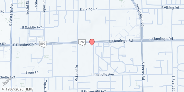Map showing Insight Health Services at 3085 E Flamingo Rd., Las Vegas, NV