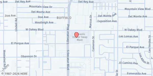 Map showing Parent Citywide at 1717 S. Decatur Blvd., Las Vegas, NV