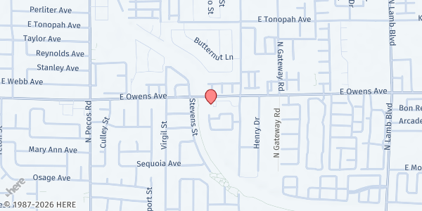 Map showing Self Sufficiency - Las Vegas at 3955 E Owens Ave #110, Las Vegas, NV